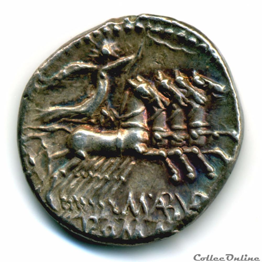 monnaie antique romaine marcus aburius geminus