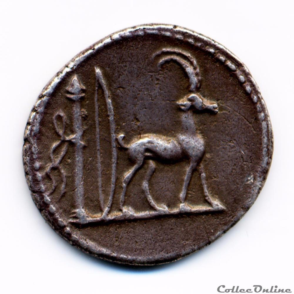 CN PLANCIUS monnaie antique romaine cn plancius