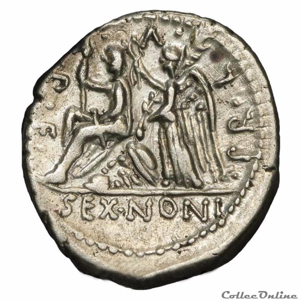 MARCUS NONIUS SUFENAS monnaie antique romaine marcus nonius sufenas