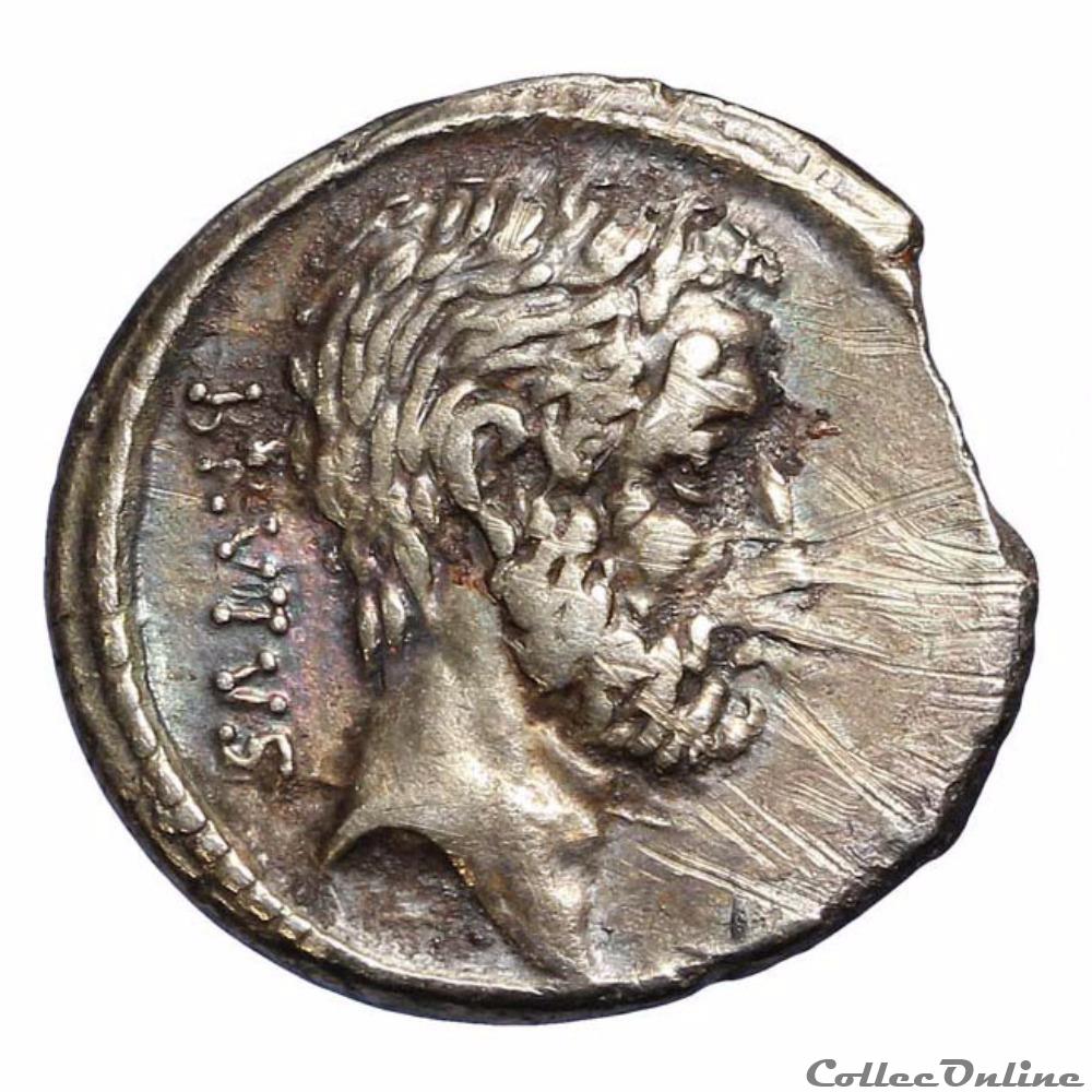 MARCUS JUNIUS BRUTUS (Quintus Cæpio Brutus) monnaie antique romaine marcus junius brutus quintus c pio brutus