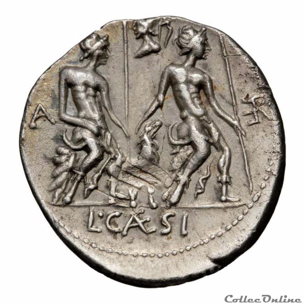 LUCIUS CAESIUS monnaie antique romaine lucius caesius