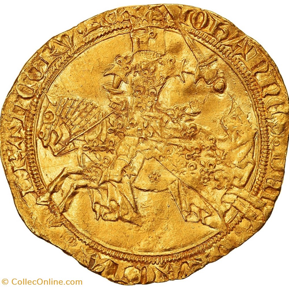 monnaie france royale franc a cheval jean ii le bon
