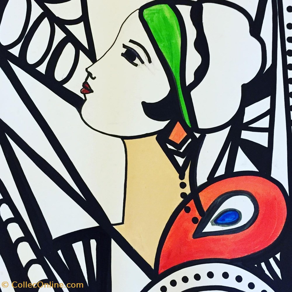 antiquites peintures dessins artdeco elise