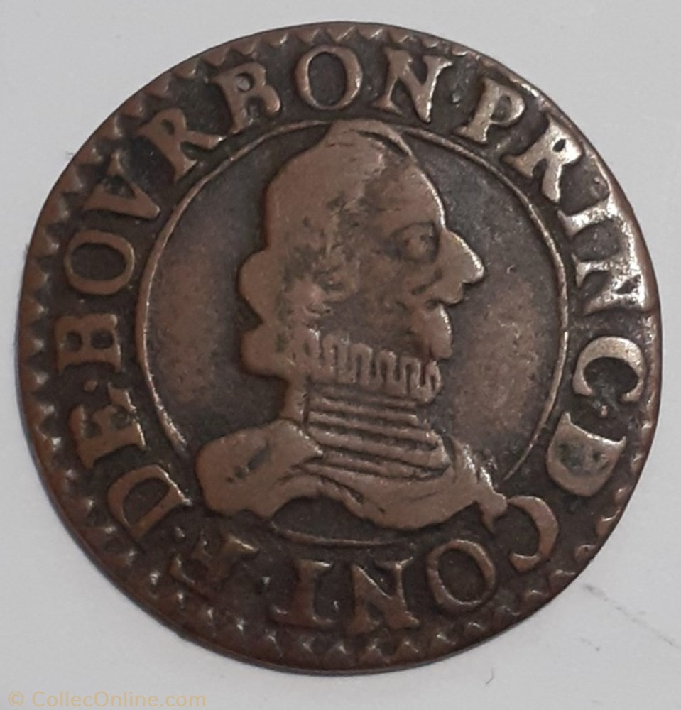 FRANÇOIS DE BOURBON CONTI monnaie france feodale francois de bourbon conti