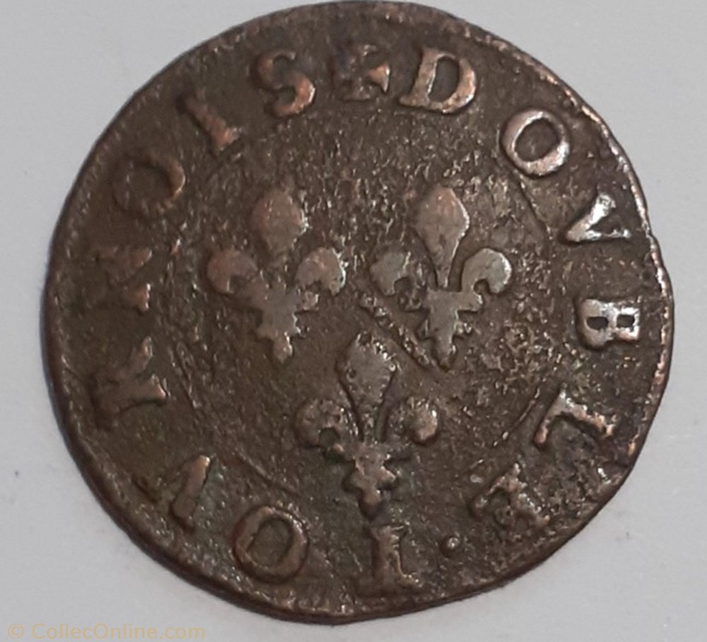 FRANÇOIS DE BOURBON CONTI TYPE 18 monnaie france feodale francois de bourbon conti type 18