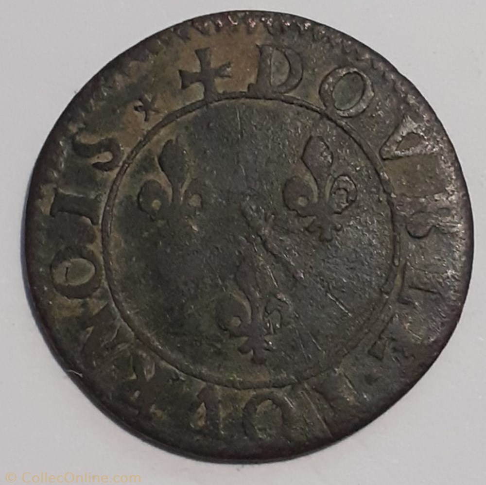 FRANÇOIS BOURBON CONTI TYPE 5 monnaie france feodale francois bourbon conti type 5