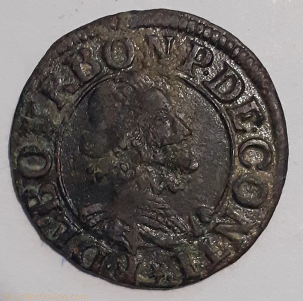 FRANÇOIS DE BOURBON CONTI TYPE 14 monnaie france feodale francois de bourbon conti type 14