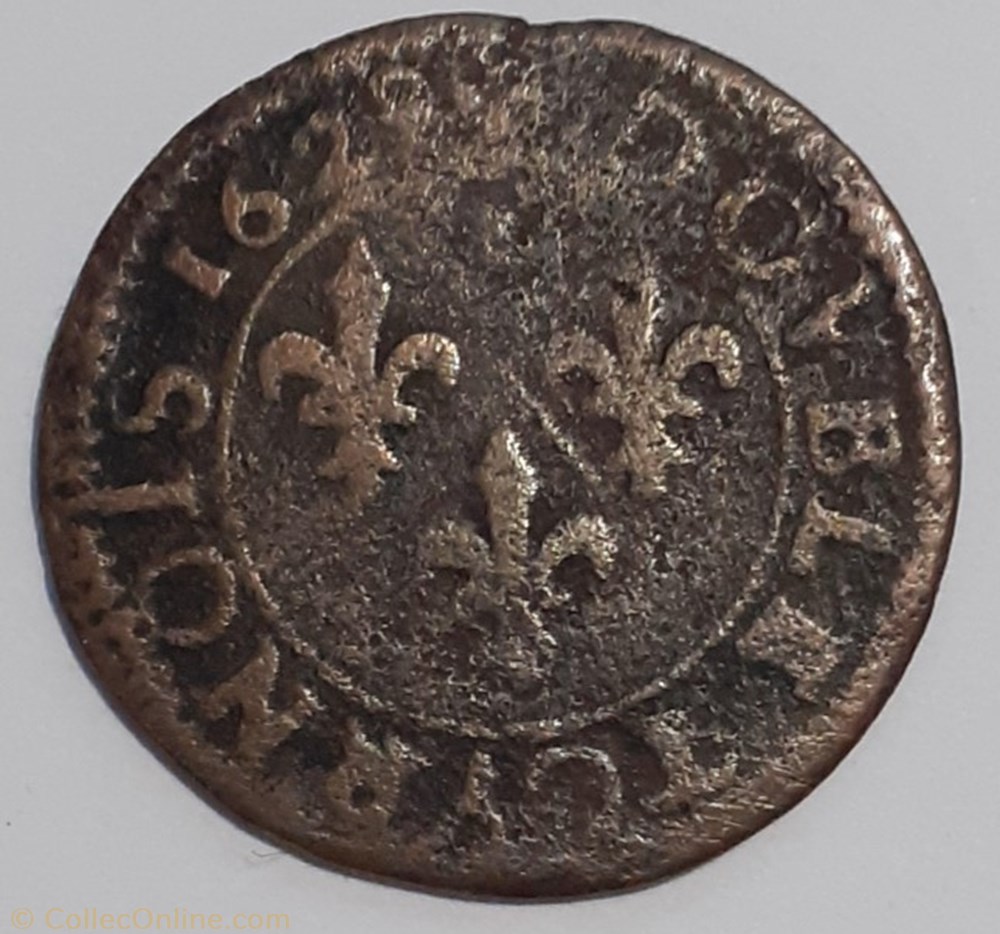 FRANÇOIS BOURBON CONTI monnaie france feodale francois bourbon conti