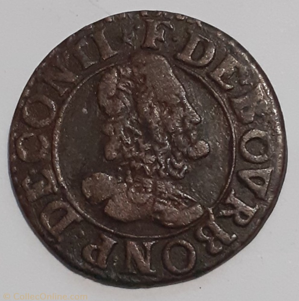 FRANÇOIS BOURBON CONTI TYPE 16 monnaie france feodale francois bourbon conti type 16