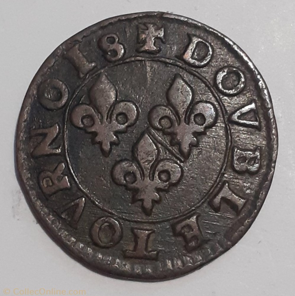 FRANÇOIS DE BOURBON CONTI TYPE 18 monnaie france feodale francois de bourbon conti type 18