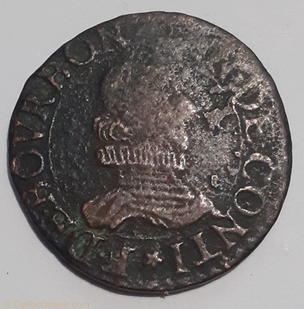 FRANÇOIS BOURBON CONTI monnaie france feodale francois bourbon conti