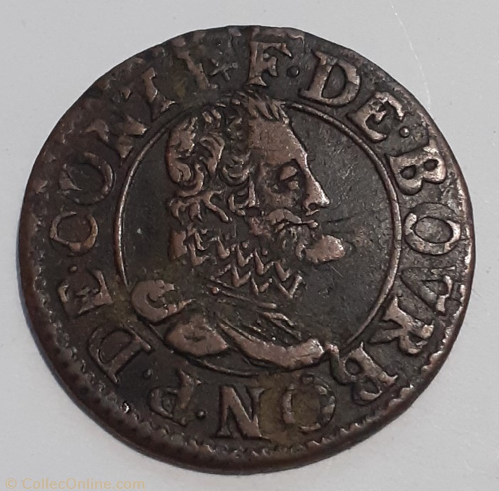 FRANÇOIS BOURBON CONTI TYPE 15 monnaie france feodale francois bourbon conti type 15