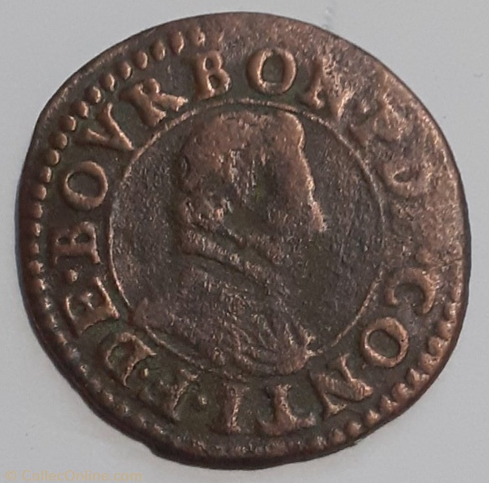 FRANÇOIS DE BOURBON CONTI TYPE 18 monnaie france feodale francois de bourbon conti type 18