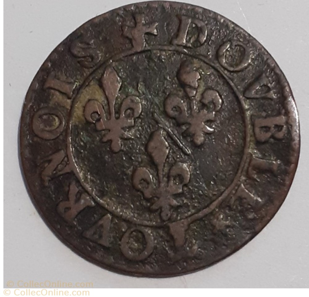 FRANÇOIS BOURBON CONTI TYPE 16 monnaie france feodale francois bourbon conti type 16