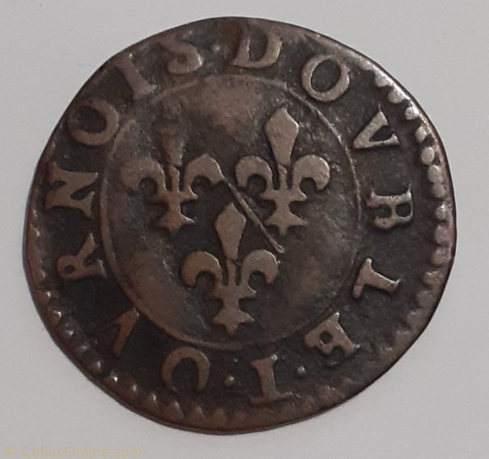 FRANÇOIS BOURBON CONTI 2 monnaie france feodale francois bourbon conti