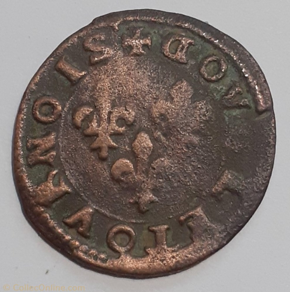 FRANÇOIS DE BOURBON CONTI TYPE 18 monnaie france feodale francois de bourbon conti type 18