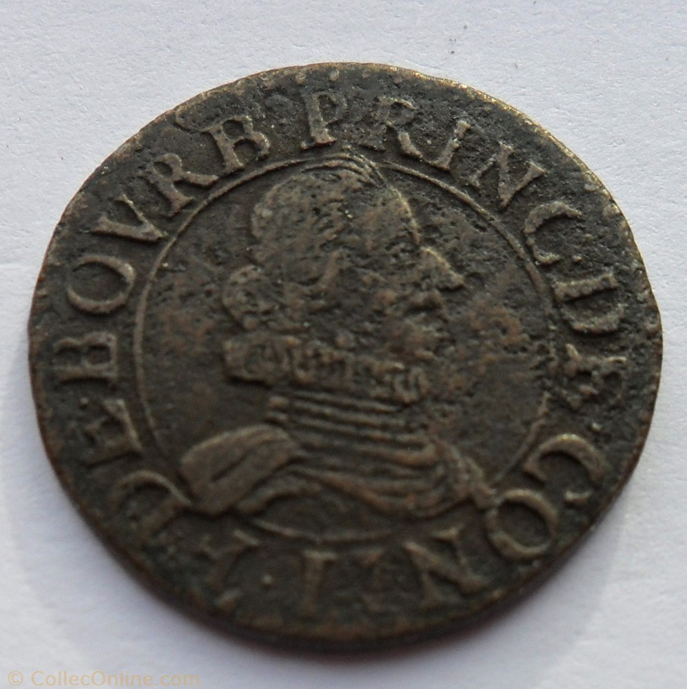 FRANÇOIS BOURBON CONTI monnaie france feodale francois bourbon conti