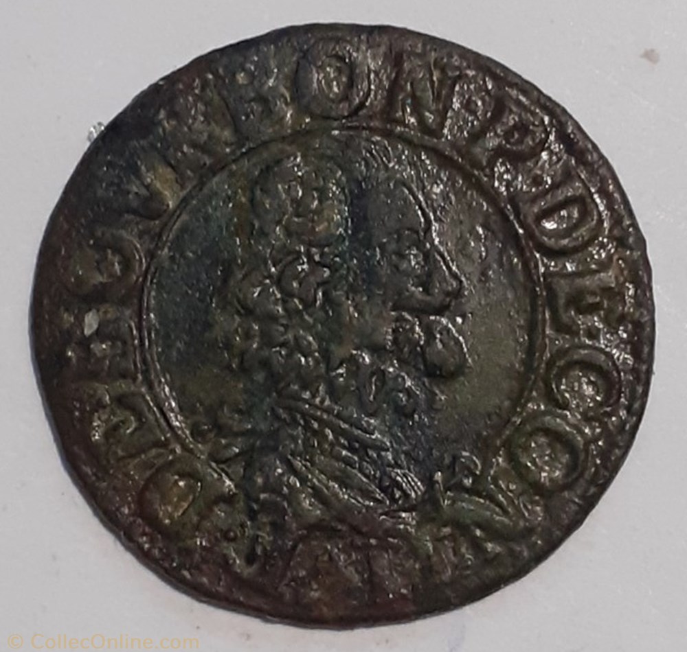 FRANÇOIS DE BOURBON CONTI TYPE 14 monnaie france feodale francois de bourbon conti type 14