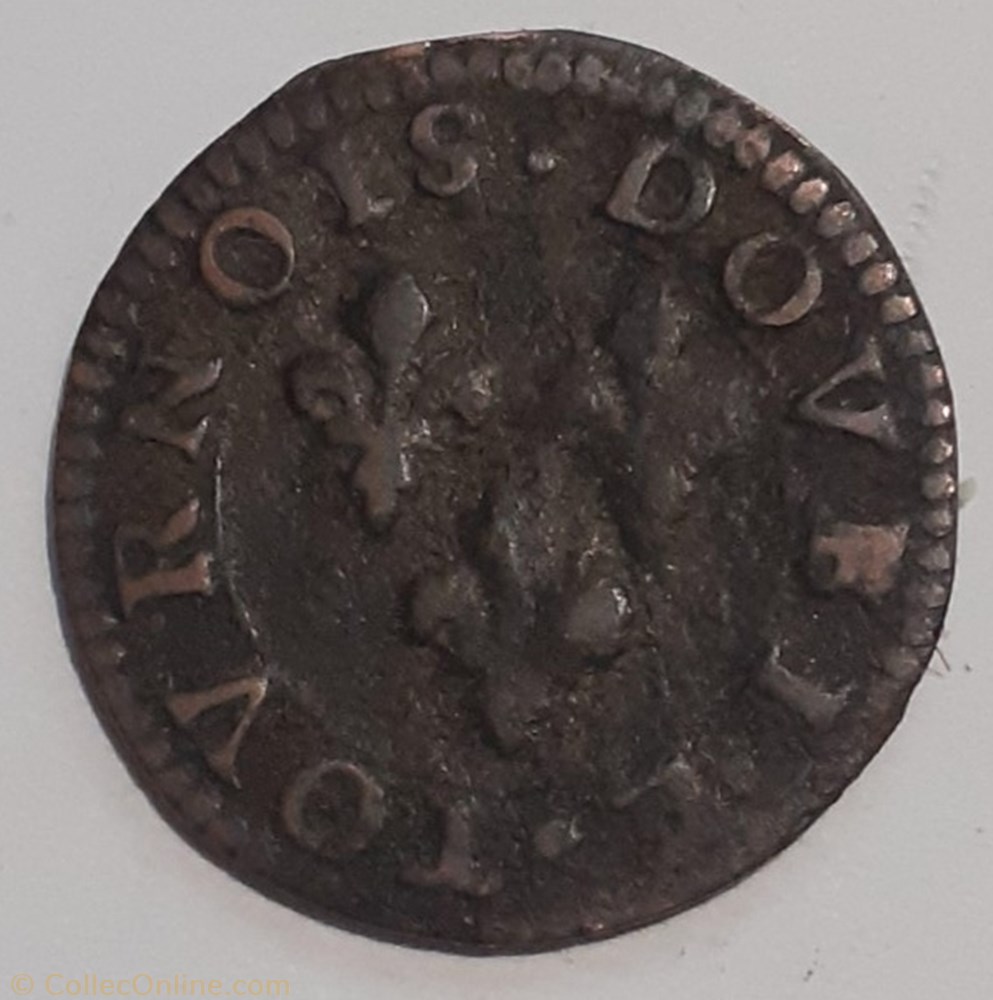 FRANÇOIS DE BOURBON CONTI TYPE 18 monnaie france feodale francois de bourbon conti type 18