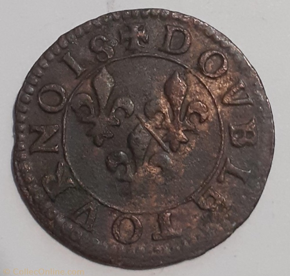 FRANÇOIS DE BOURBON CONTI TYPE 18 monnaie france feodale francois de bourbon conti type 18