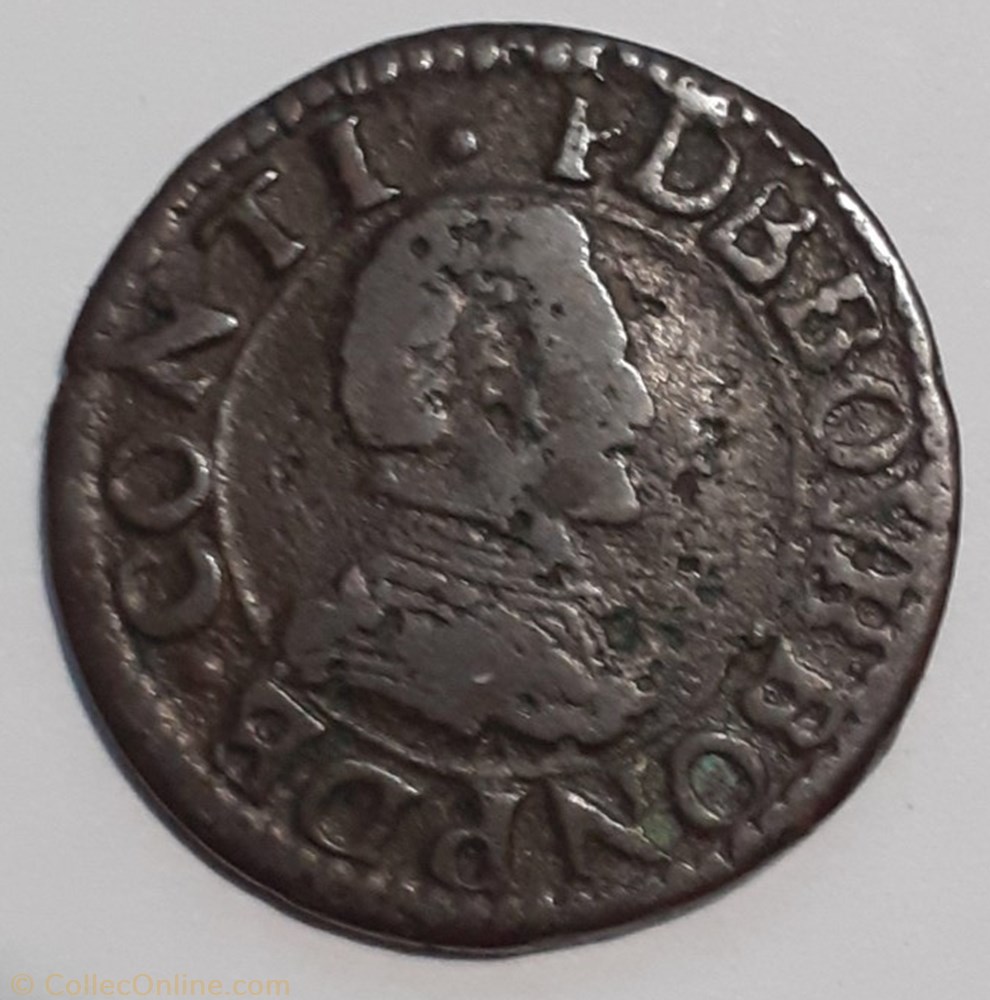 FRANÇOIS DE BOURBON CONTI TYPE 18 monnaie france feodale francois de bourbon conti type 18