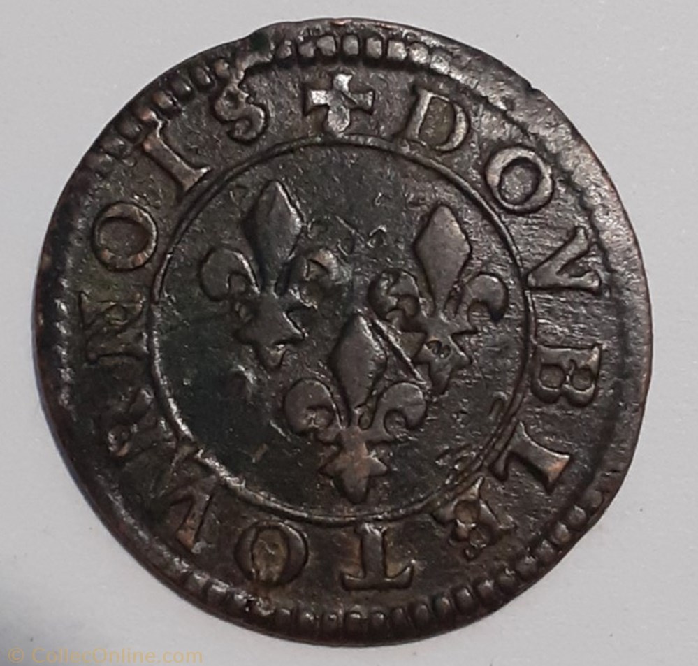 FRANÇOIS DE BOURBON CONTI TYPE 18 monnaie france feodale francois de bourbon conti type 18