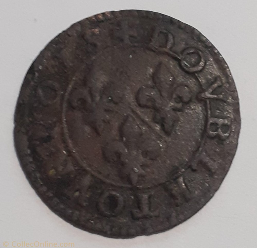 FRANÇOIS DE BOURBON CONTI TYPE 18 monnaie france feodale francois de bourbon conti type 18