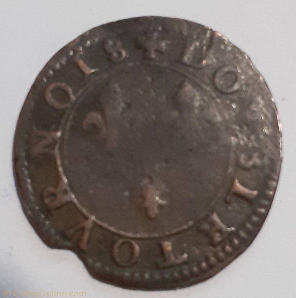 FRANÇOIS DE BOURBON CONTI TYPE 18 monnaie france feodale francois de bourbon conti type 18