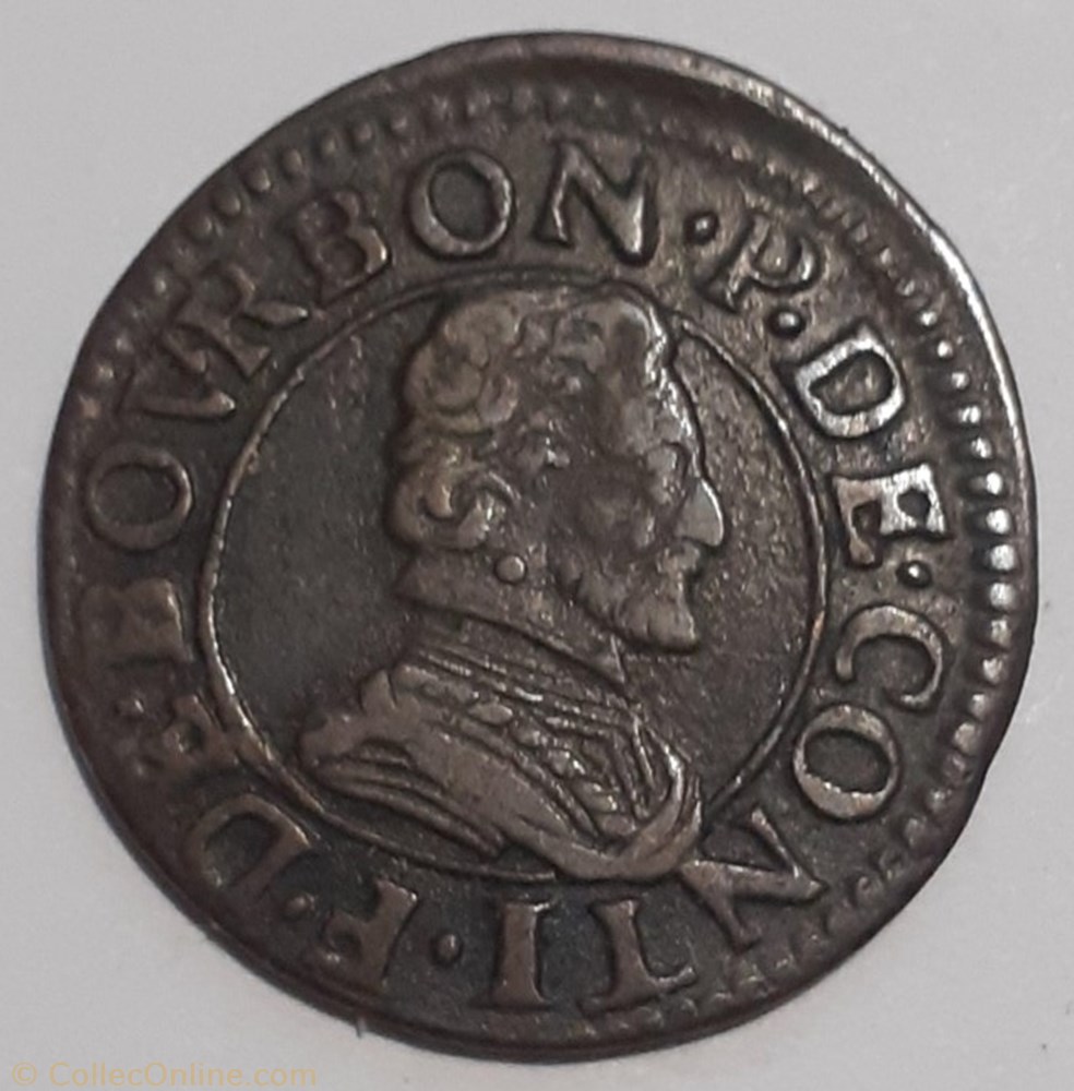 FRANÇOIS DE BOURBON CONTI TYPE 18 monnaie france feodale francois de bourbon conti type 18