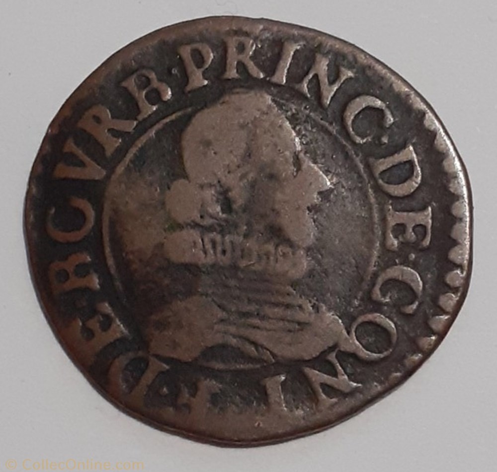FRANÇOIS BOURBON CONTI monnaie france feodale francois bourbon conti