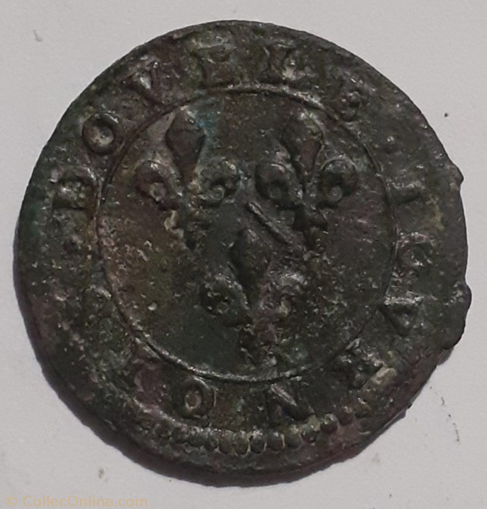 FRANÇOIS DE BOURBON CONTI TYPE 18 monnaie france feodale francois de bourbon conti type 18