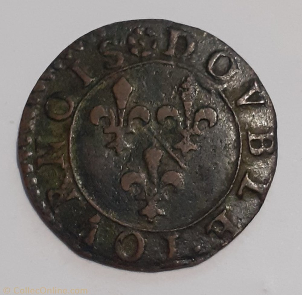 FRANÇOIS DE BOURBON CONTI TYPE 9 monnaie france feodale francois de bourbon conti type 9