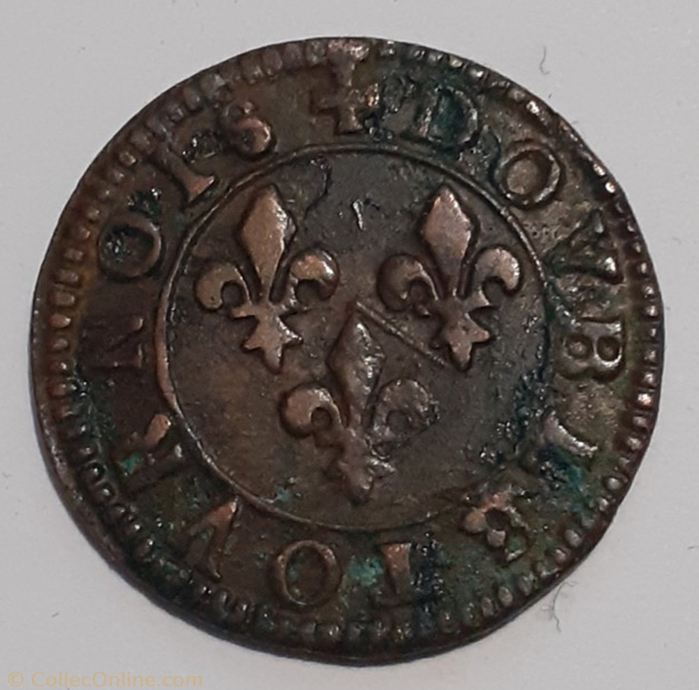 FRANÇOIS DE BOURBON CONTI TYPE 18 2 monnaie france feodale francois de bourbon conti type 18