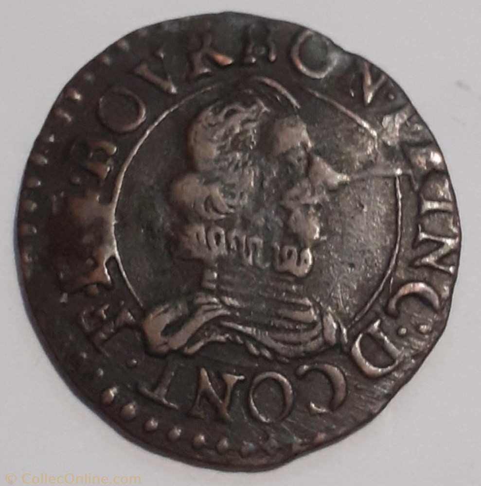 FRANÇOIS BOURBON CONTI monnaie france feodale francois bourbon conti