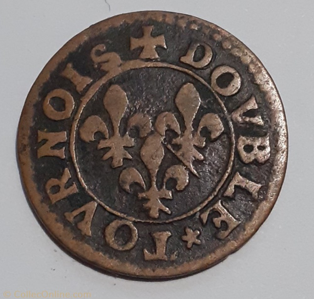 FRANÇOIS DE BOURON CONTI TYPE 13 monnaie france feodale francois de bouron conti type 13