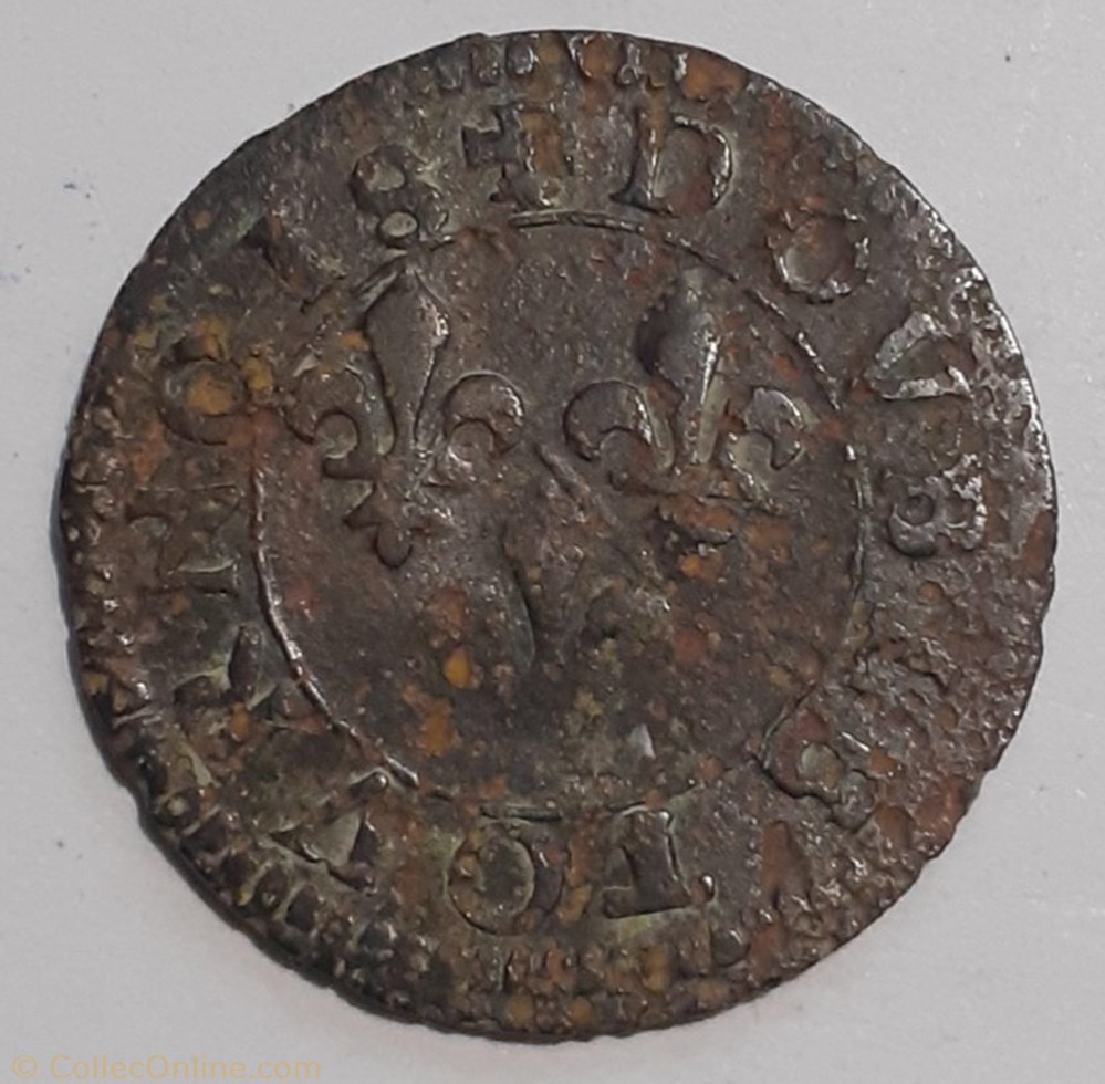 FRANÇOIS DE BOURBON CONTI TYPE 18 monnaie france feodale francois de bourbon conti type 18