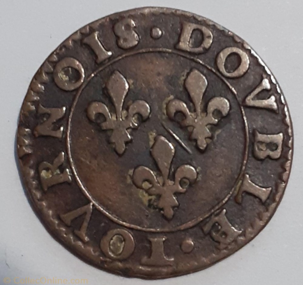 FRANÇOIS DE BOURBON CONTI TYPE 18 monnaie france feodale francois de bourbon conti type 18