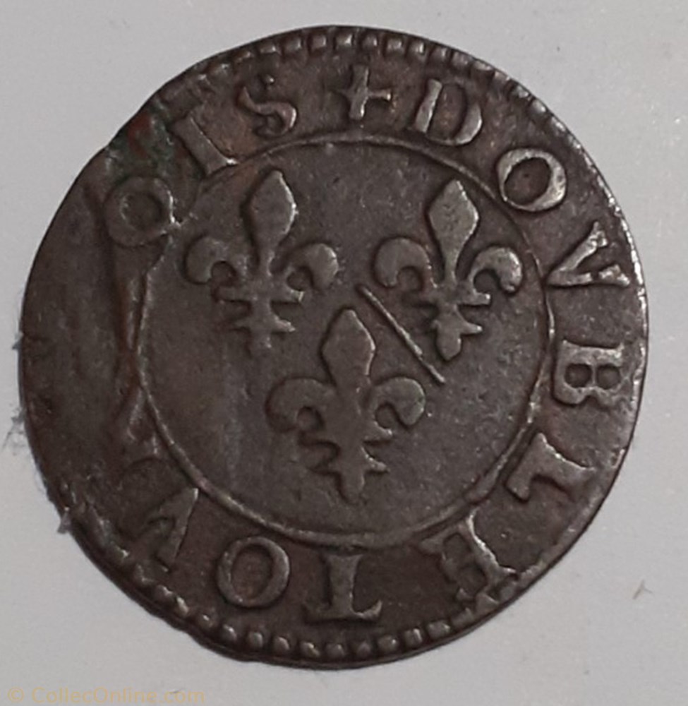 FRANÇOIS DE BOURBON CONTI TYPE 18 2 monnaie france feodale francois de bourbon conti type 18