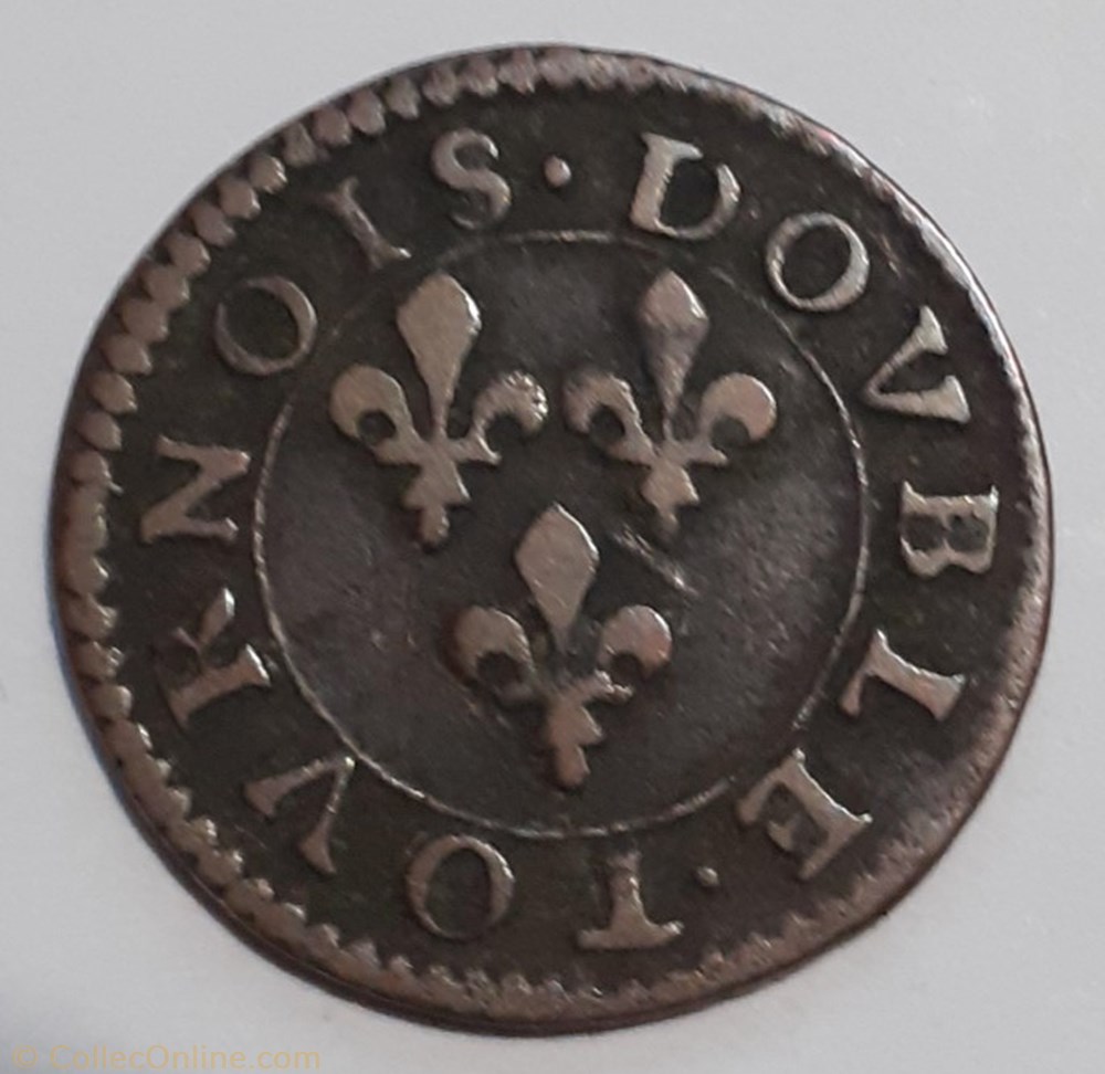 FRANÇOIS DE BOURBON CONTI TYPE 18 monnaie france feodale francois de bourbon conti type 18