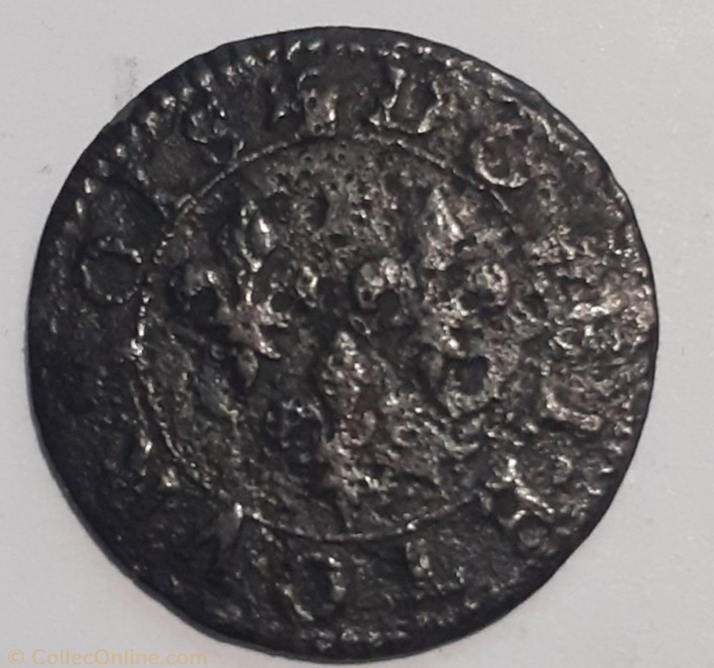 FRANÇOIS DE BOVRBON CONTI TYPE 18 monnaie france feodale francois de bovrbon conti type 18