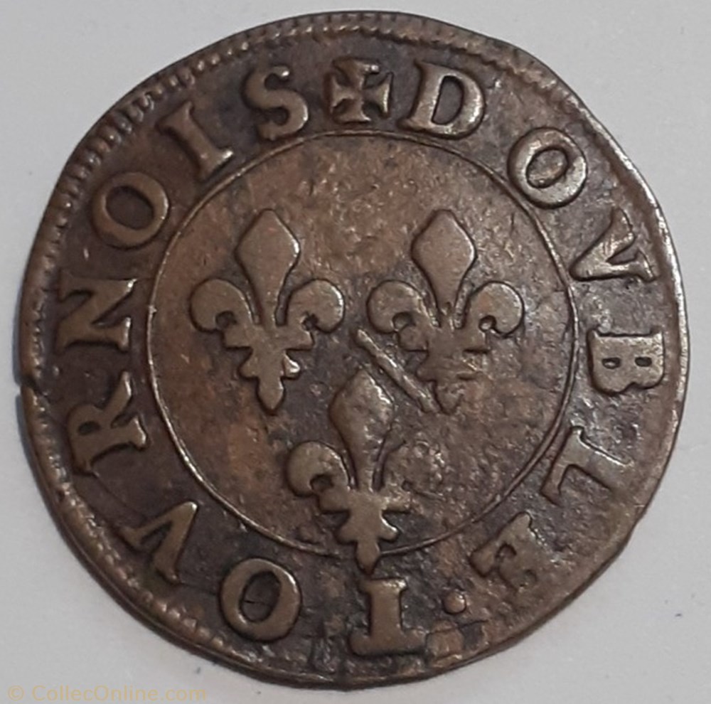 FRANÇOIS DE BOURBON CONTI TYPE 18 monnaie france feodale francois de bourbon conti type 18