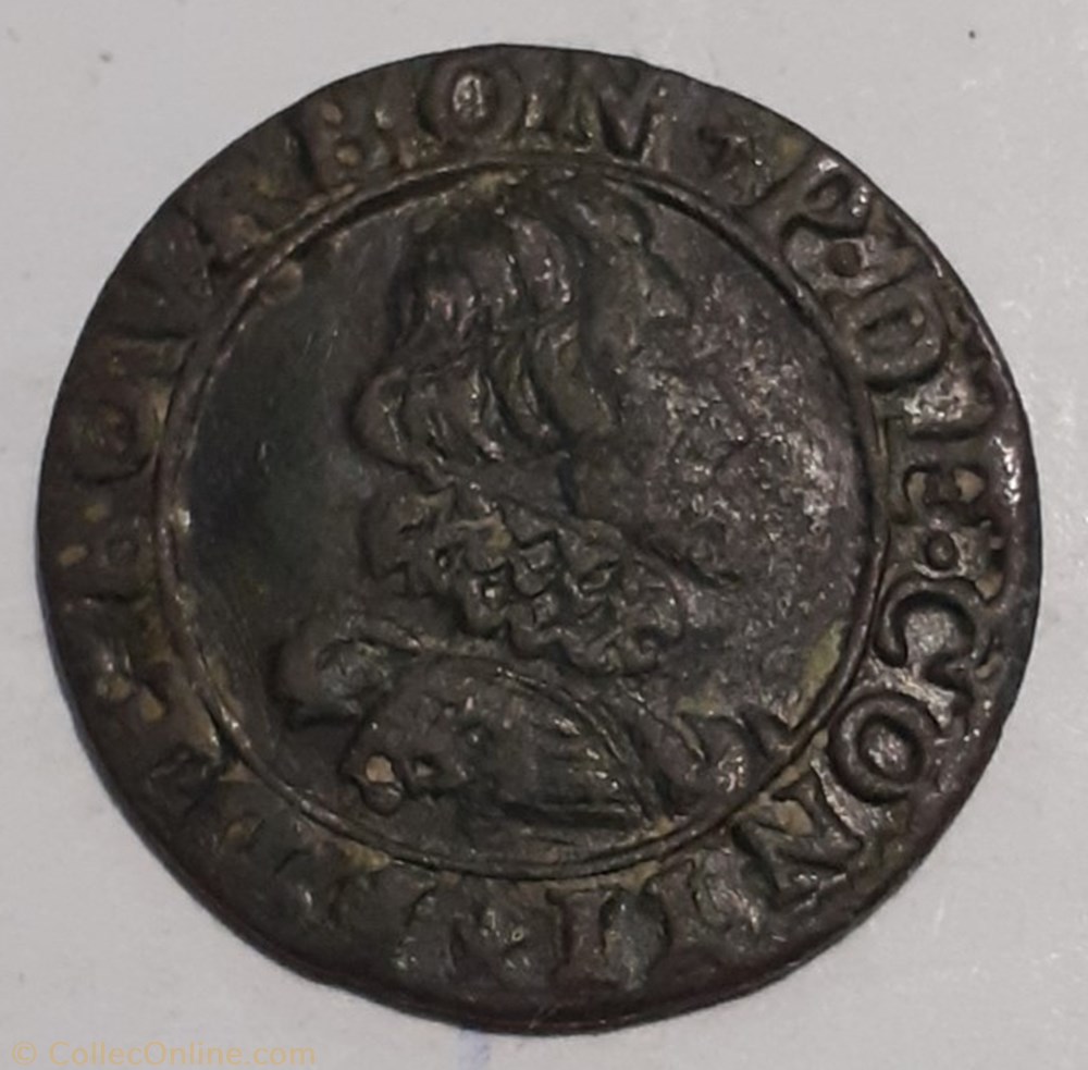 FRANÇOIS DE BOURBON CONTI TYPE 12 monnaie france feodale francois de bourbon conti type 12
