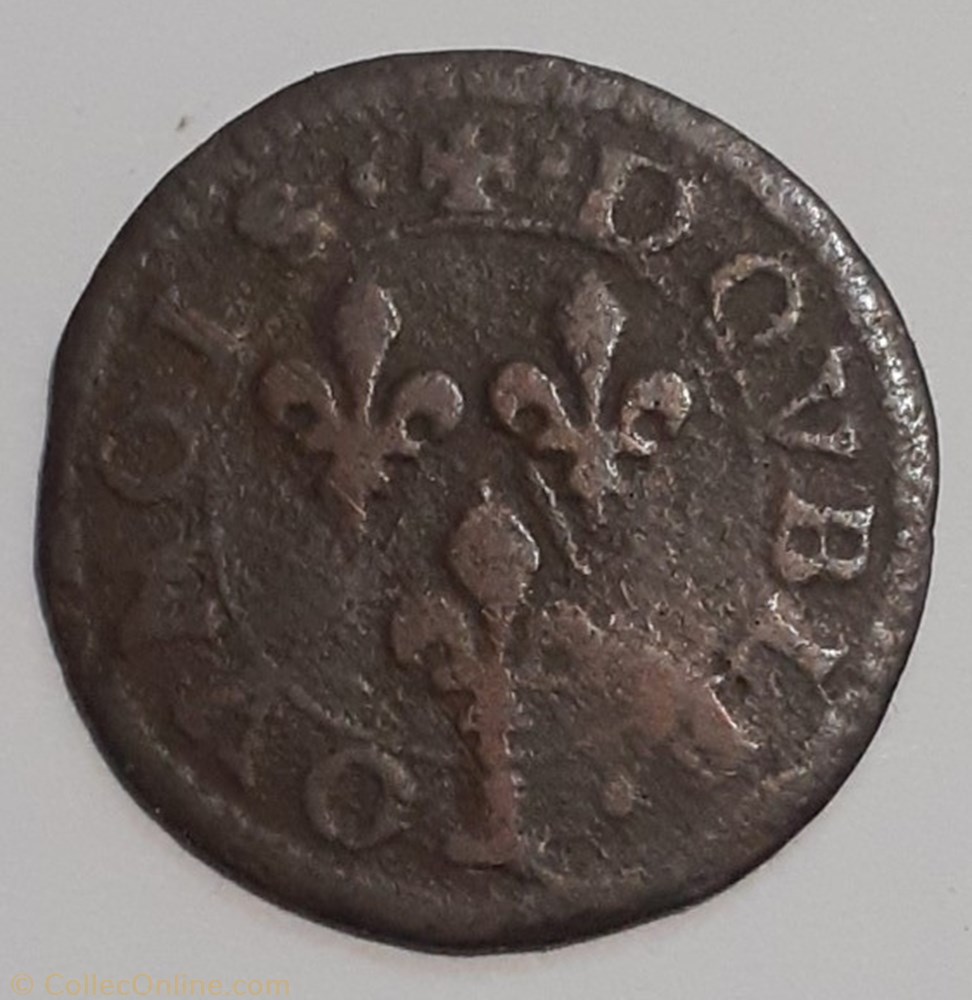 FRANÇOIS DE BOURBON CONTI TYPE 18 monnaie france feodale francois de bourbon conti type 18