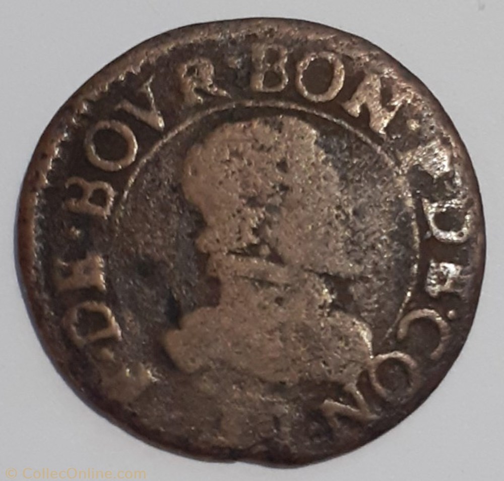 FRANÇOIS BOURBON CONTI monnaie france feodale francois bourbon conti