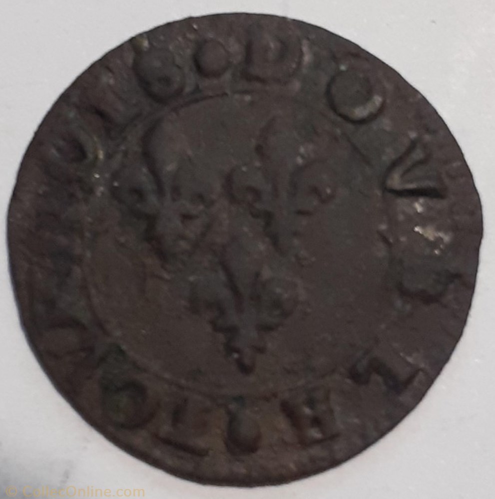 FRANÇOIS DE BOURBON CONTI TYPE 18 monnaie france feodale francois de bourbon conti type 18