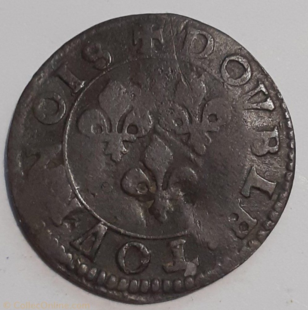 FRANÇOIS DE BOURBON CONTI TYPE 18 monnaie france feodale francois de bourbon conti type 18