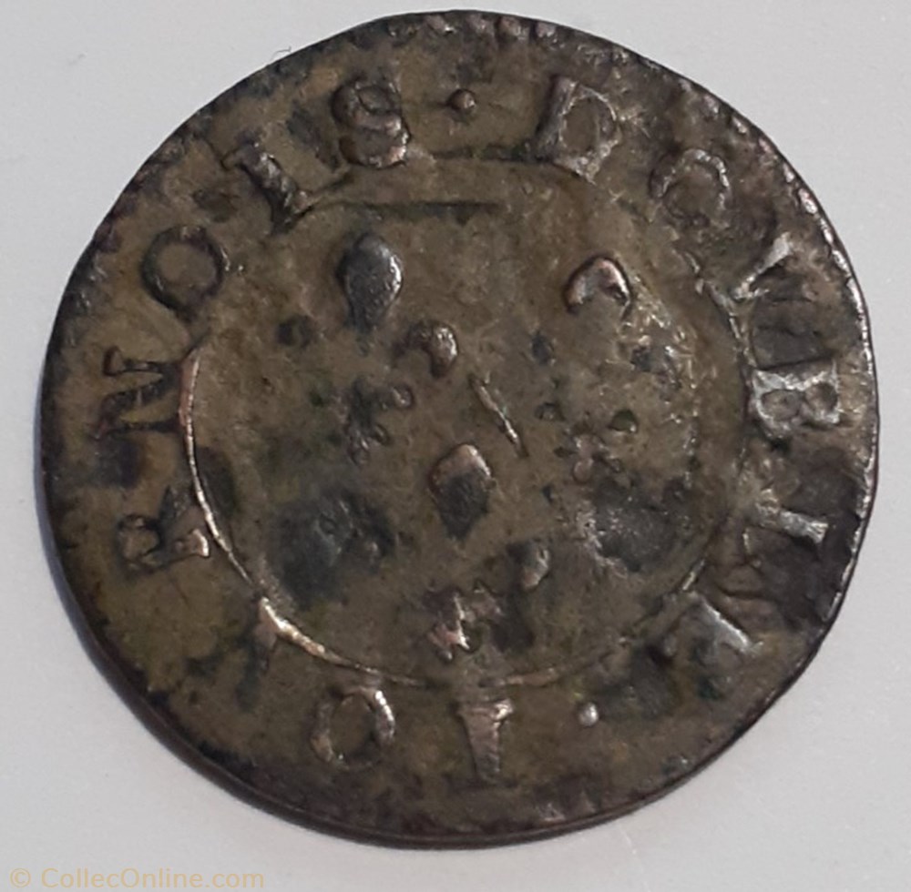 FRANÇOIS BOURBON CONTI TYPE 5 monnaie france feodale francois bourbon conti type 5