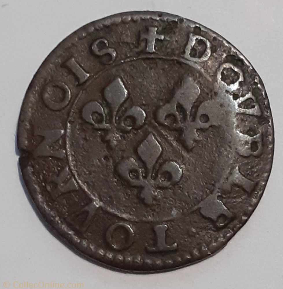 FRANÇOIS DE BOURBON CONTI TYPE 18 monnaie france feodale francois de bourbon conti type 18