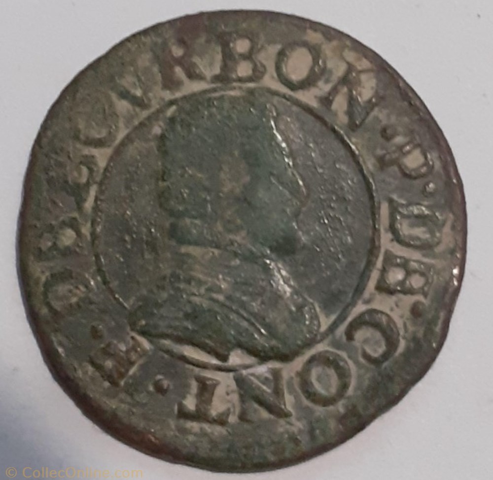FRANÇOIS DE BOURBON CONTI TYTPE 18 monnaie france feodale francois de bourbon conti tytpe 18