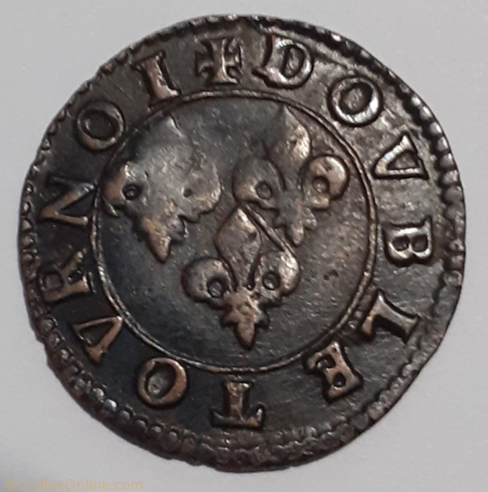 FRANÇOIS D BOURBON CONTI TYPE 18 monnaie france feodale francois d bourbon conti type 18